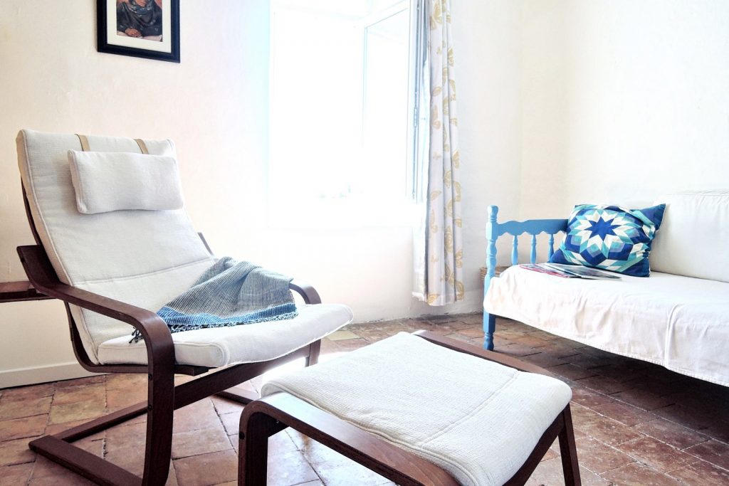 coin salon chambre d'hôtes Anduze