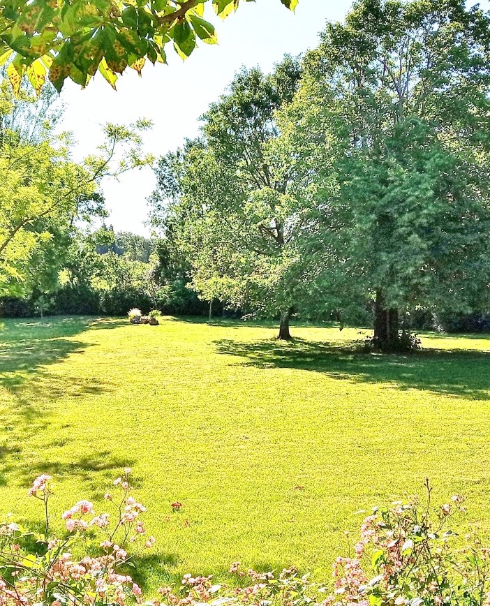 jardin de la Villa de Labruguière Lacoste près d'Anduze