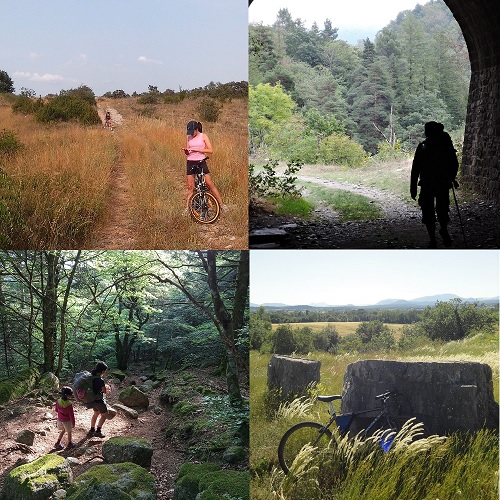walkign, hiking, treking, biking near Canaules and the Cevennes national Park
