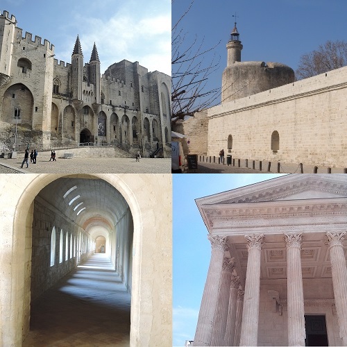 historical cities of Avignon, Aigues-Mortes and Nîmes