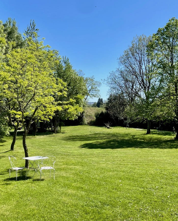 chambre d'hôtes près d'Anduze -jardin de la Villa de Labruguière Lacoste